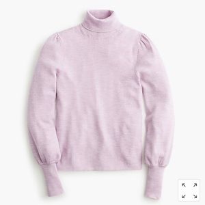 J. Crew balloon sleeve turtleneck sweater